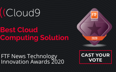 Cloud9 Named Finalist for Best Cloud Computing Solution in FTF News Tech Innovation Awards 2020
