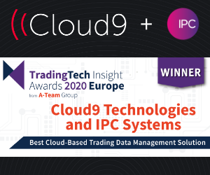 IPC and Cloud9 Win ‘Best Cloud-Based Trading Data Management Solution’ at the TradingTech Insight Awards Europe 2020